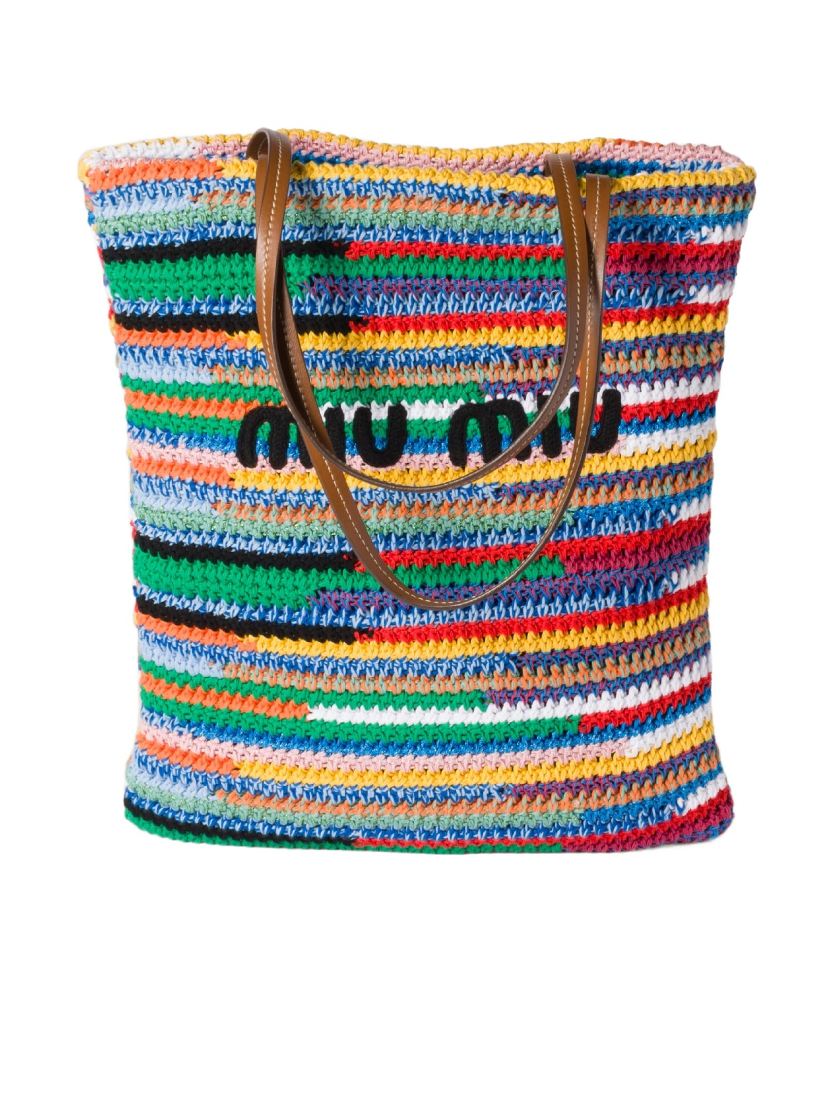 Miu Miu Crochet Tote Bag | Senser US