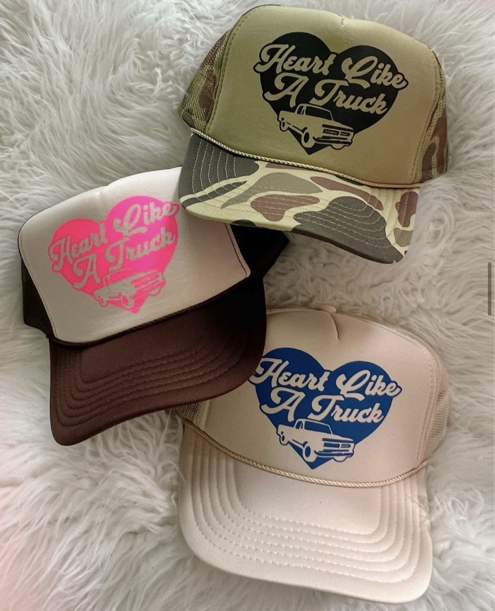 Heart like a truck - trucker hat 