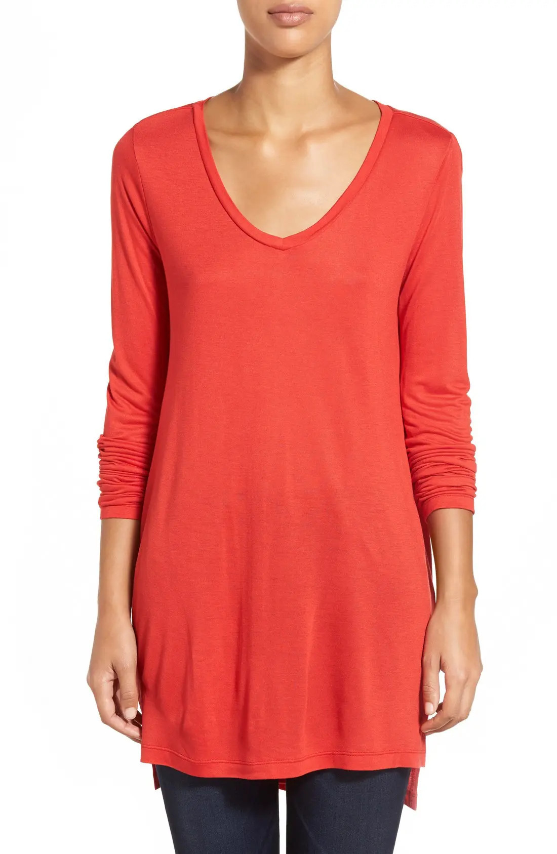 Long Sleeve Lightweight Tunic | Nordstrom