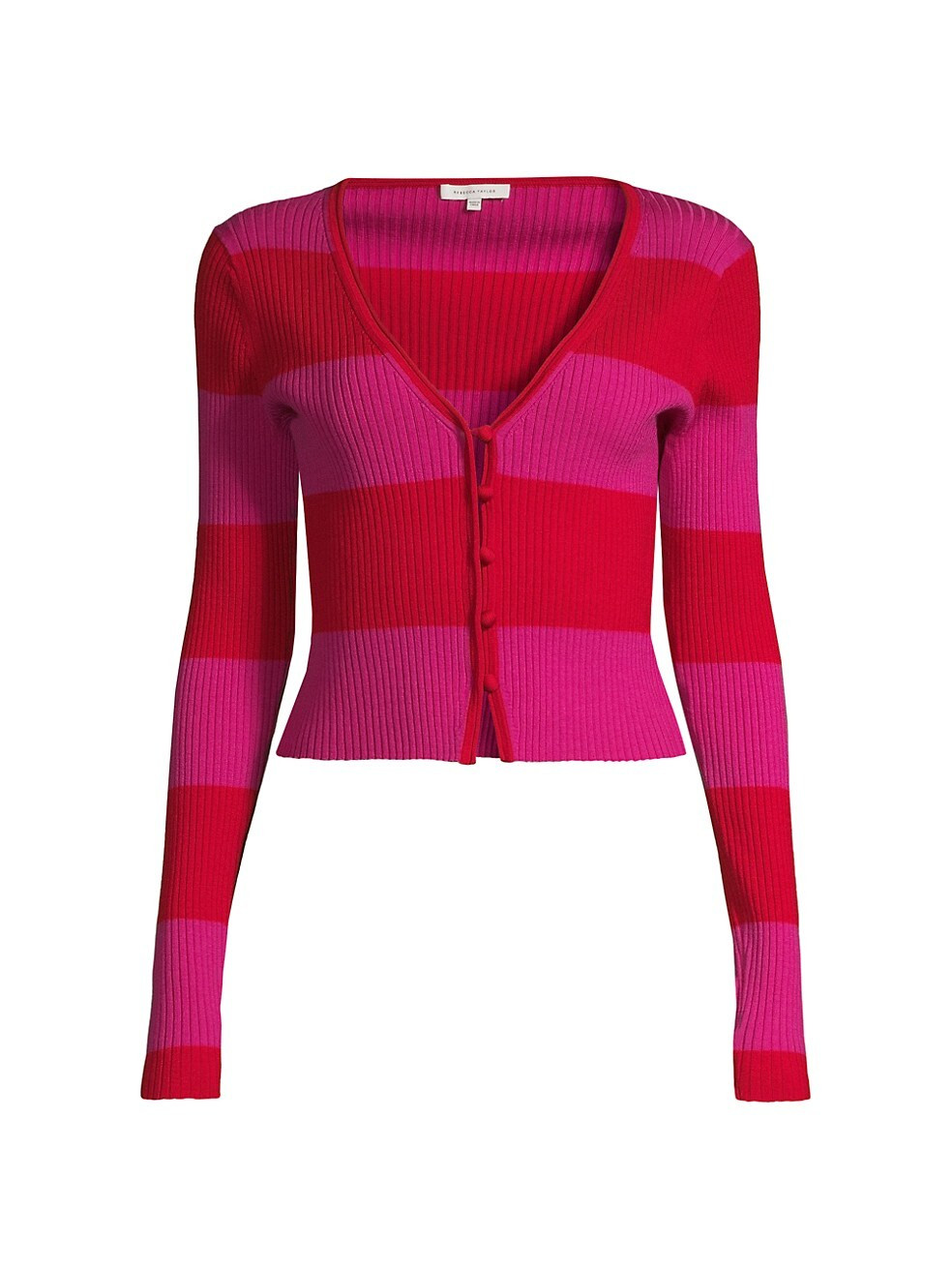 Rib-Knit Wool Cardigan | Saks Fifth Avenue