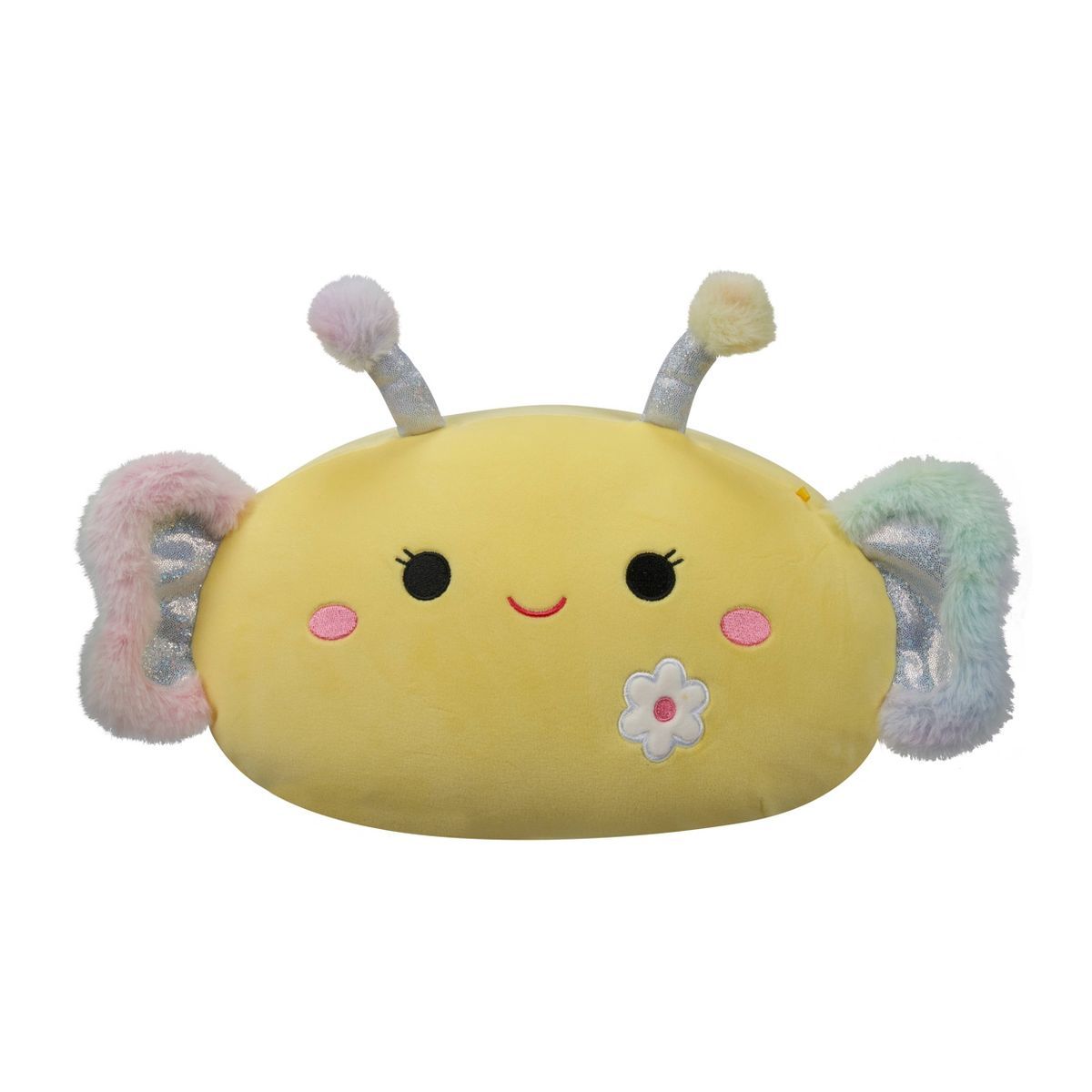 Squishmallows 12" Nixie Yellow Butterfly with Flower Embroidery Medium Stackables Plush | Target