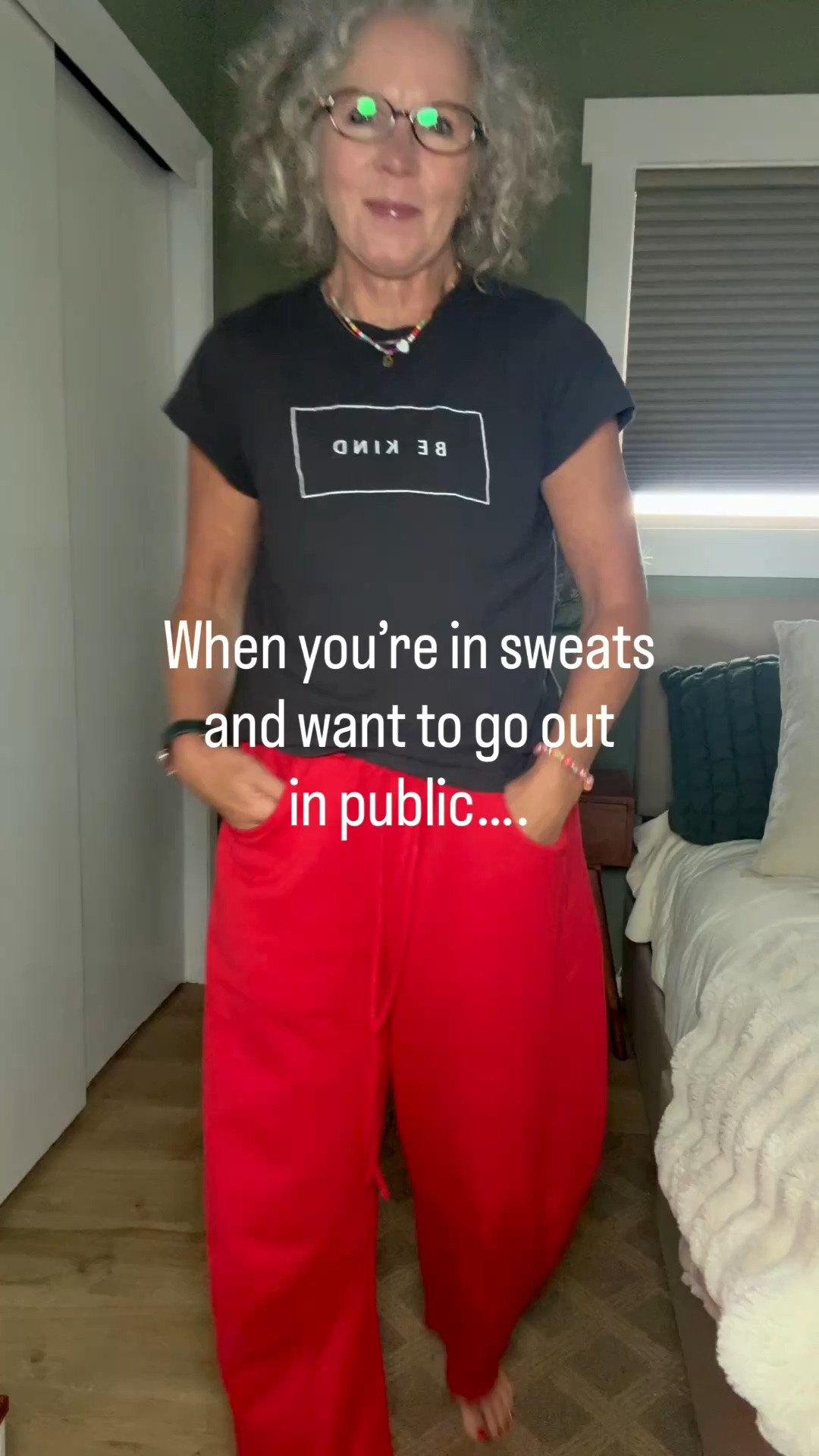 I’m in a small pants
My tee is older I linked a cute option
My denim jacket is older from Everlane