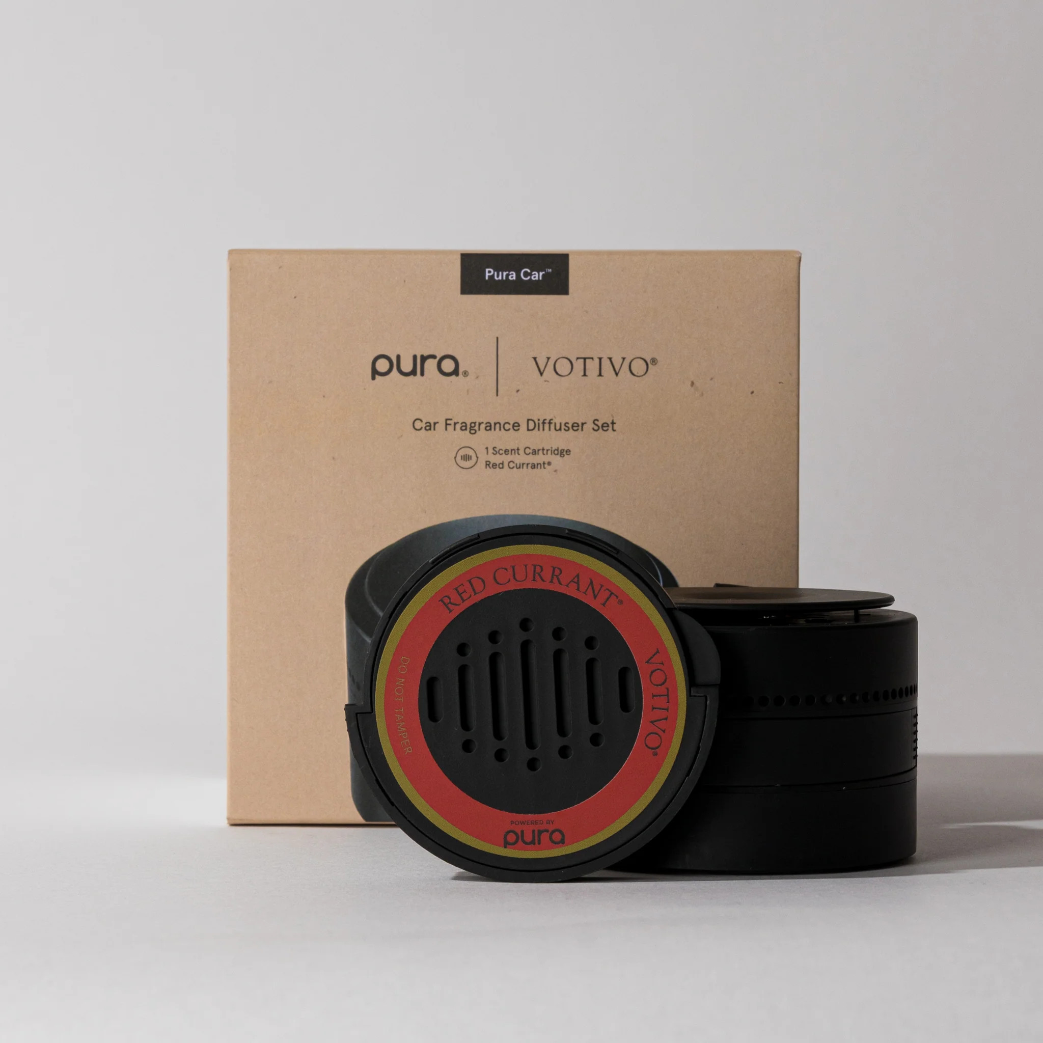 Red Currant Pura + Votivo Car Diffuser Set | Votivo