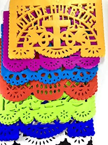Fiesta Brands 30 Frontales Pack Altar de Ofrendas Dia de Muertos Day of The Dead Decoration Color... | Amazon (US)