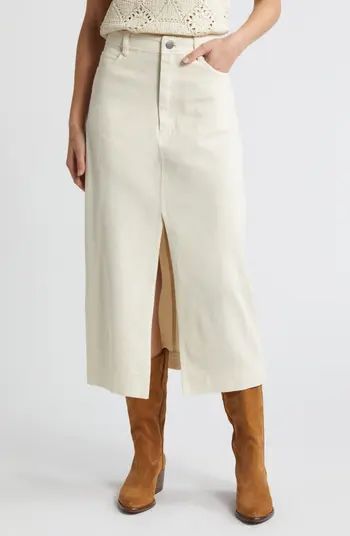 Treasure & Bond Denim Midi Skirt | Nordstrom | Nordstrom