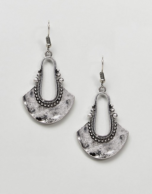 ASOS - Pendants d'oreilles forme éventail gravés et texturés | ASOS FR