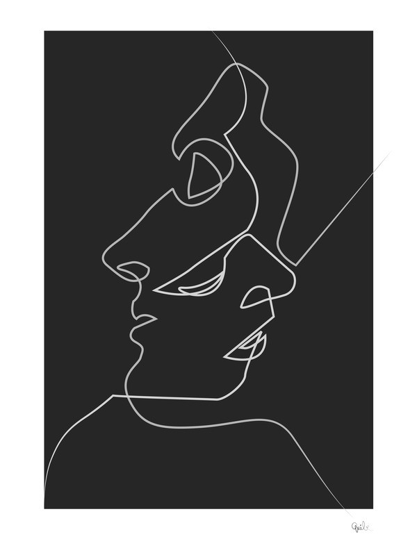 Close Noir | Artfully Walls