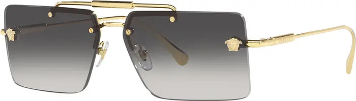 60mm Gradient Rectangular Sunglasses | Nordstrom