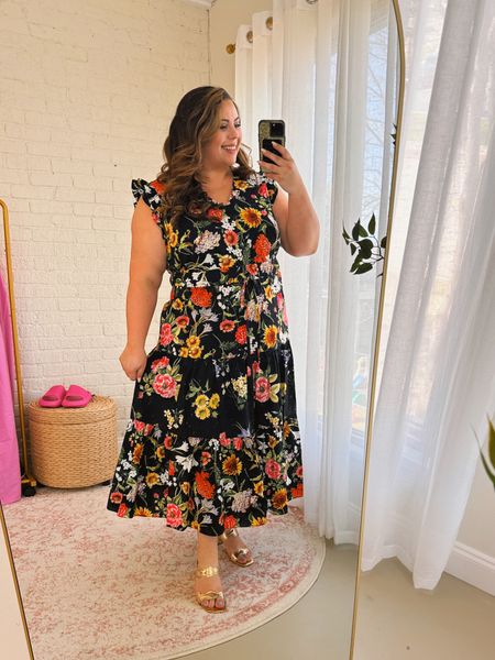 Is this the perfect spring plus size dress? Vacation outfit? Wedding guest look. Yes. Wearing my usual 2x 

#LTKSeasonal #LTKplussize