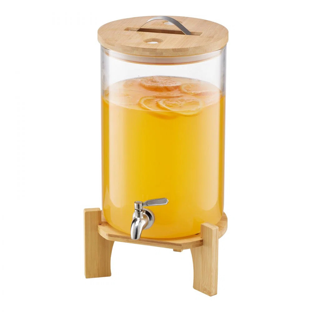 Drink Dispenser Beverage Dispenser for Parties Glass with Stand | Wayfair North America
