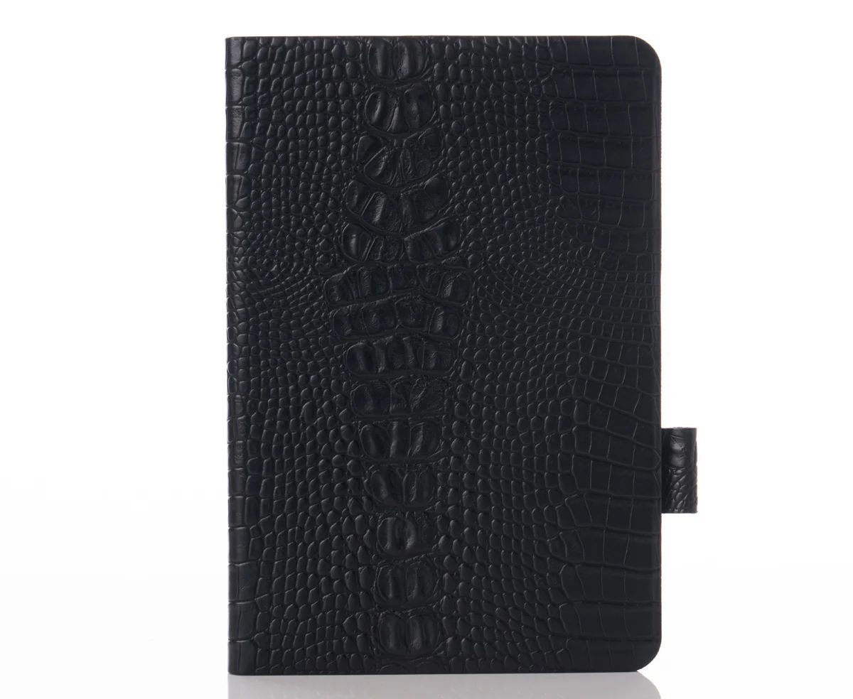 Black Faux Crocodile iPad Case | Chic Geeks