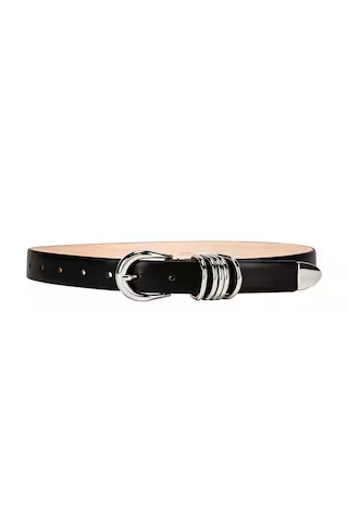 DEHANCHE Hollyhock Belt in Black & Silver - Black. Size XL (also in L, M, S, XS). | FWRD 
