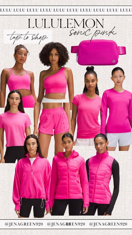 Lululemon Pink Sonic | Athletic Inspo | Athleisure Outfit | Fall Outfit | Gym Outfit | Mini Puffer Vest | Bright Pink | Belt Bag | Athletic Shorts | Sports Bra

#LTKfitness #LTKstyletip