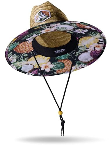 Straw Hat for Men & Women | Lifeguard Hat, Beach Hat & Sun Hat | UPF 50+ Wide Brim for Sun Protection | One Size | Hemlock | Amazon (US)