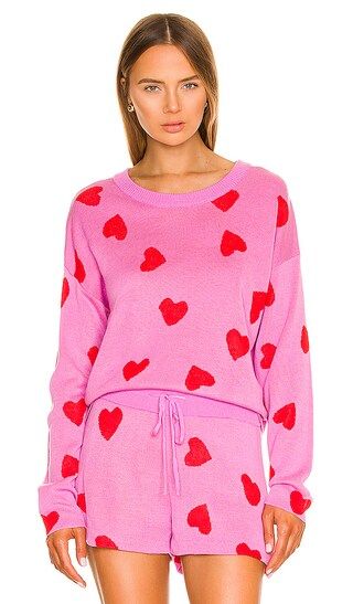 Beach Sweater in Valentine Heart | Revolve Clothing (Global)