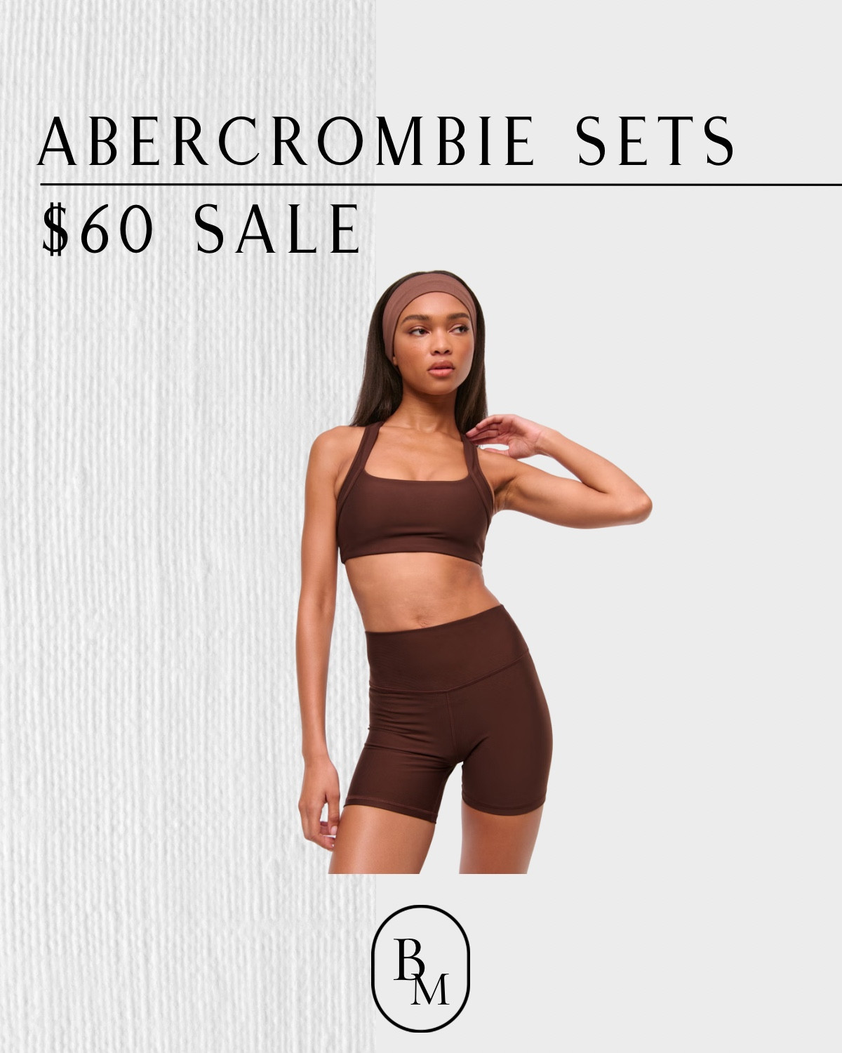 Abercrombie sets on sale for $60 for top and bottoms! Abercrombie sale, Abercrombie summer style, athletic sets

#LTKStyleTip #LTKActive #LTKSaleAlert
