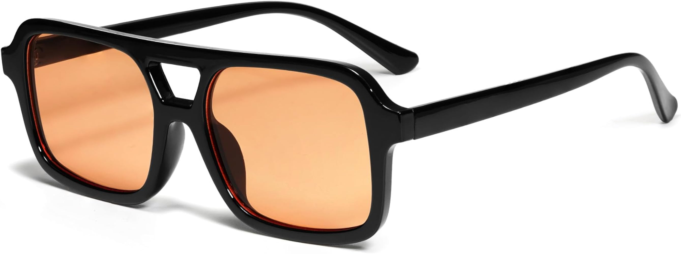 VANLINKER Retro 70s Square Aviator Sunglasses for Women Men Vintage Trendy Rectangle Sun Glasses ... | Amazon (US)