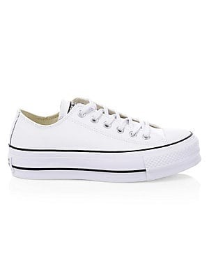 Chuck Taylor All Star Lift Leather Low-Top Sneakers | Saks Fifth Avenue (CA)