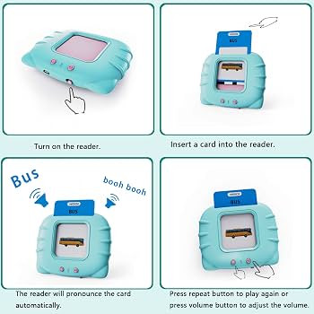 Lapare Audible Learning Toy with Music for Toddler Age 1 2 3 4 5, 520 Sight Words Flash Cards Kin... | Amazon (US)