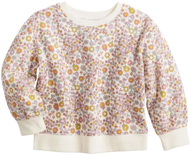 Baby & Toddler Girl Jumping Beans® Crewneck Pullover | Kohl's