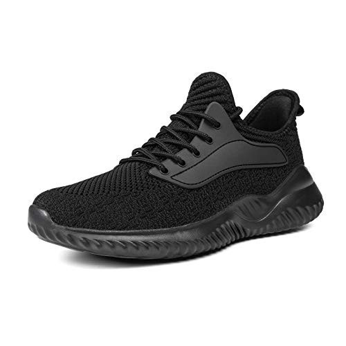 Akk Black Sneakers for Women Nonslip Workout Tennis Memory Foam Shoes Womens Food Service 6 US Black | Amazon (US)