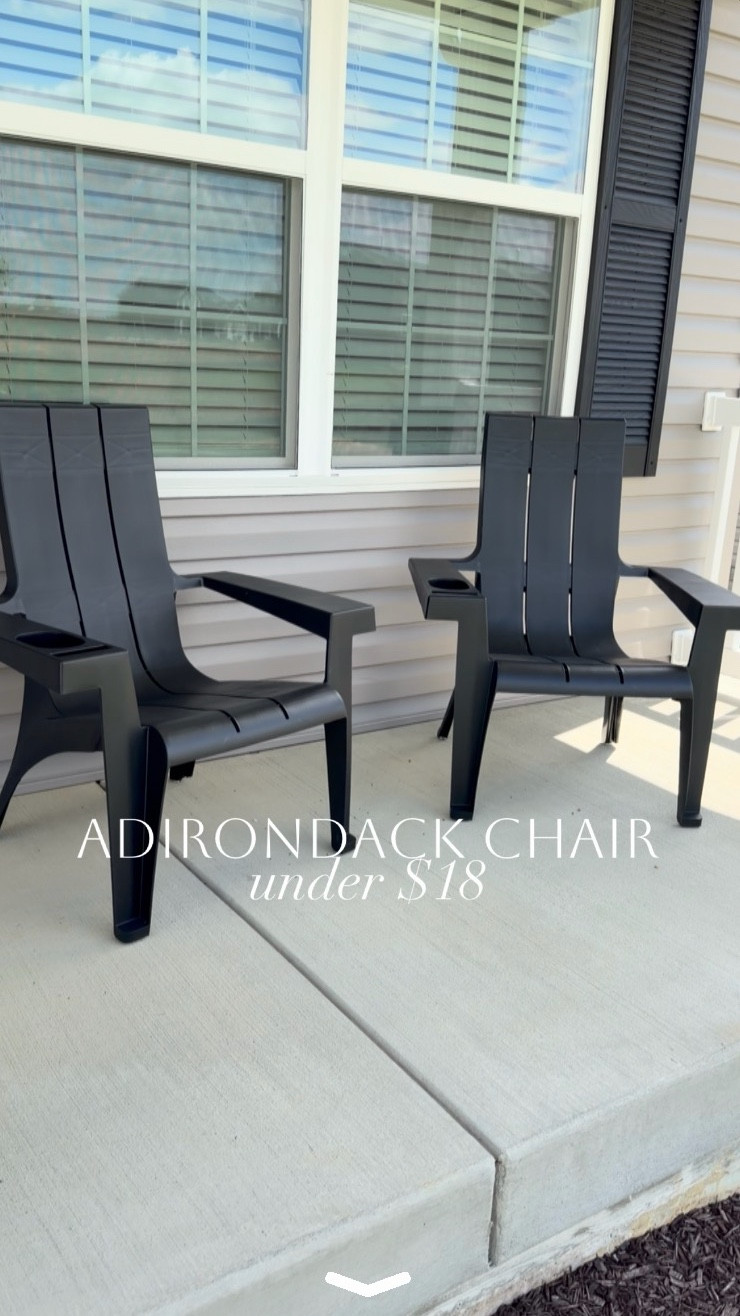 Adirondack chair on sale for only $17.50 right now at Target. Outdoor furniture on a budget. Affordable patio furniture. Adirondack chair with cup holder and phone storage.

#LTKSeasonal #LTKSaleAlert #LTKHome