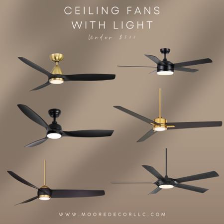 Modern Traditional Ceiling Fans with Light under $500

#LTKstyletip #LTKhome