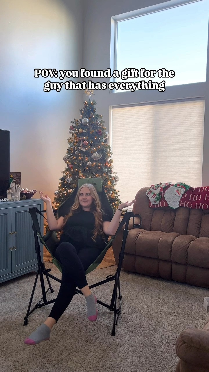 For the person who has it all, I’m sure they’d love a hammock chair to watch everyone open gifts on Christmas morning 🫶🏻 

#LTKSeasonal #LTKHome #LTKMens