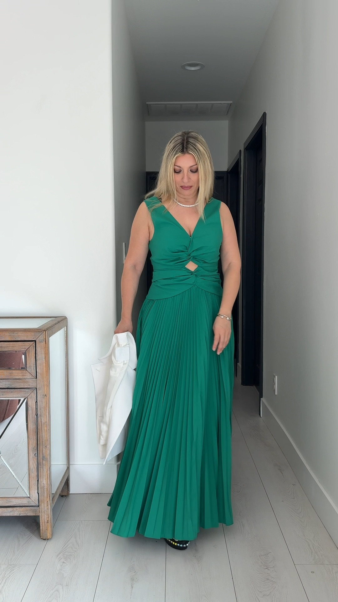 Can you imagine wearing this dress to a wedding or or on vacation? I wore it to a baptism and got so many compliments! It also comes in white if you prefer a neutral color 
I’m 5’3, 135 lbs wearing size 8
It was a bit long so I wore platforms shoes…I didn’t want to shorten the skirt and it worked perfectly this way 🌸💕

#LTKMothersDay #LTKMidsize #LTKWedding
