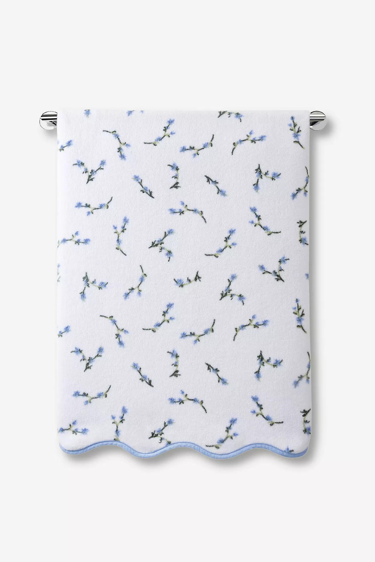 Kassatex Over the Moon Scallop Edge Bath Towel Collection | Anthropologie (US)