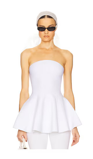 Maude Knit Top in Ivory | Revolve Clothing (Global)