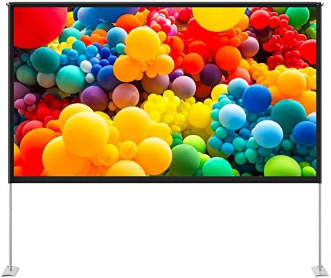 TaoTronics 100 inch Projector Screen with Stand,TT-HP027 16:9 HD Projection Screen Outdoor Indoor... | Amazon (US)