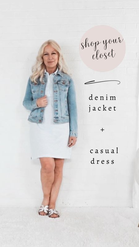 Denim Jacket Outfits:
Denim Jacket + Casual Polo Dress + Amazon Slide Sandals

Spring Outfit / Summer Outfit / Over 50 / Over 60 / Over 40 / Classic Style / Minimalist / Neutral / Effortless Style


#LTKOver40 #LTKSeasonal #LTKVideo