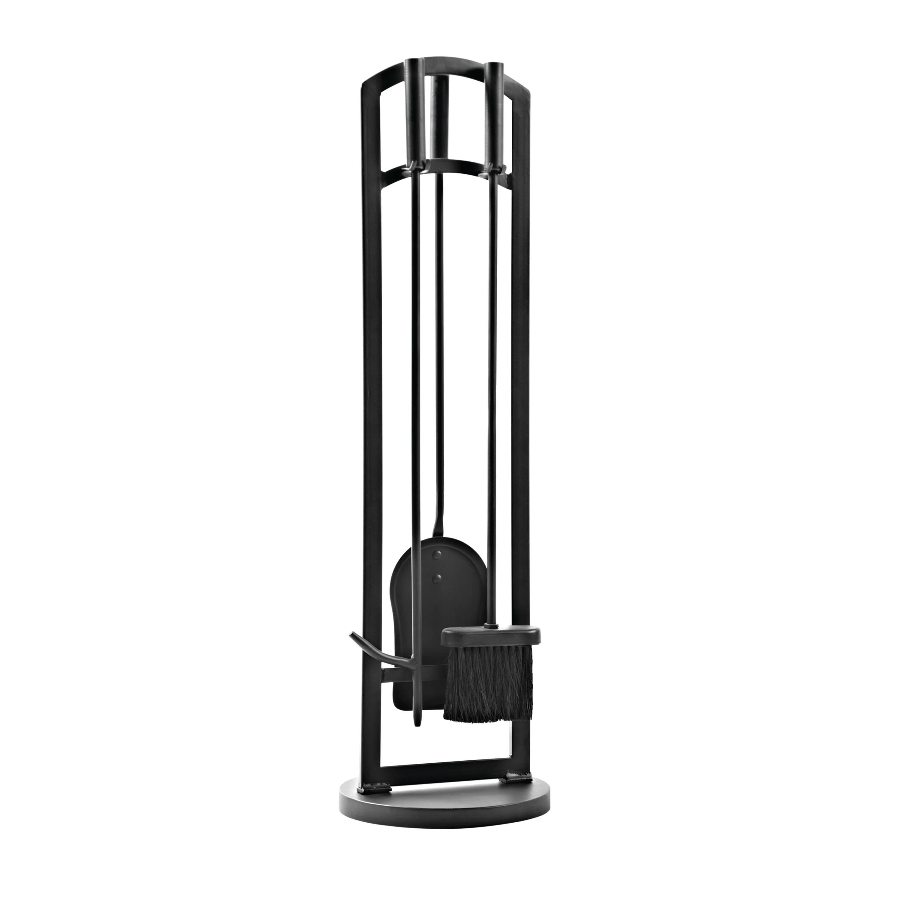 Maelynn 4 Piece Fire-Retardant Steel Fireplace Toolset | Wayfair North America