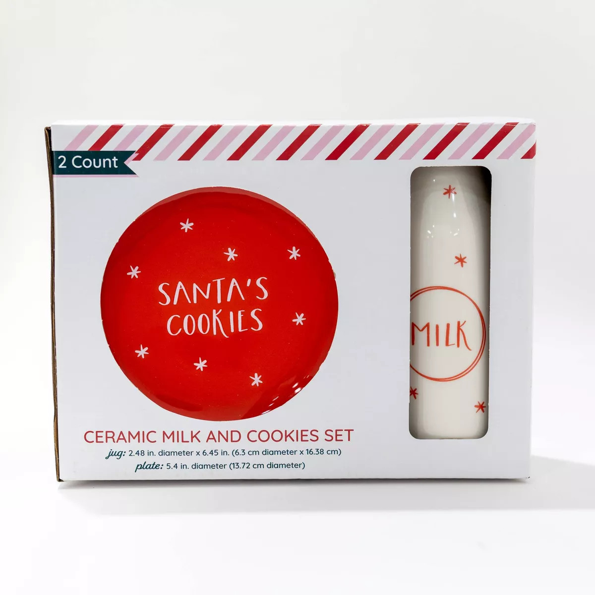 Santa's Milk and Cookies Ceramic Serveware - Bullseye's Playground™ | Target