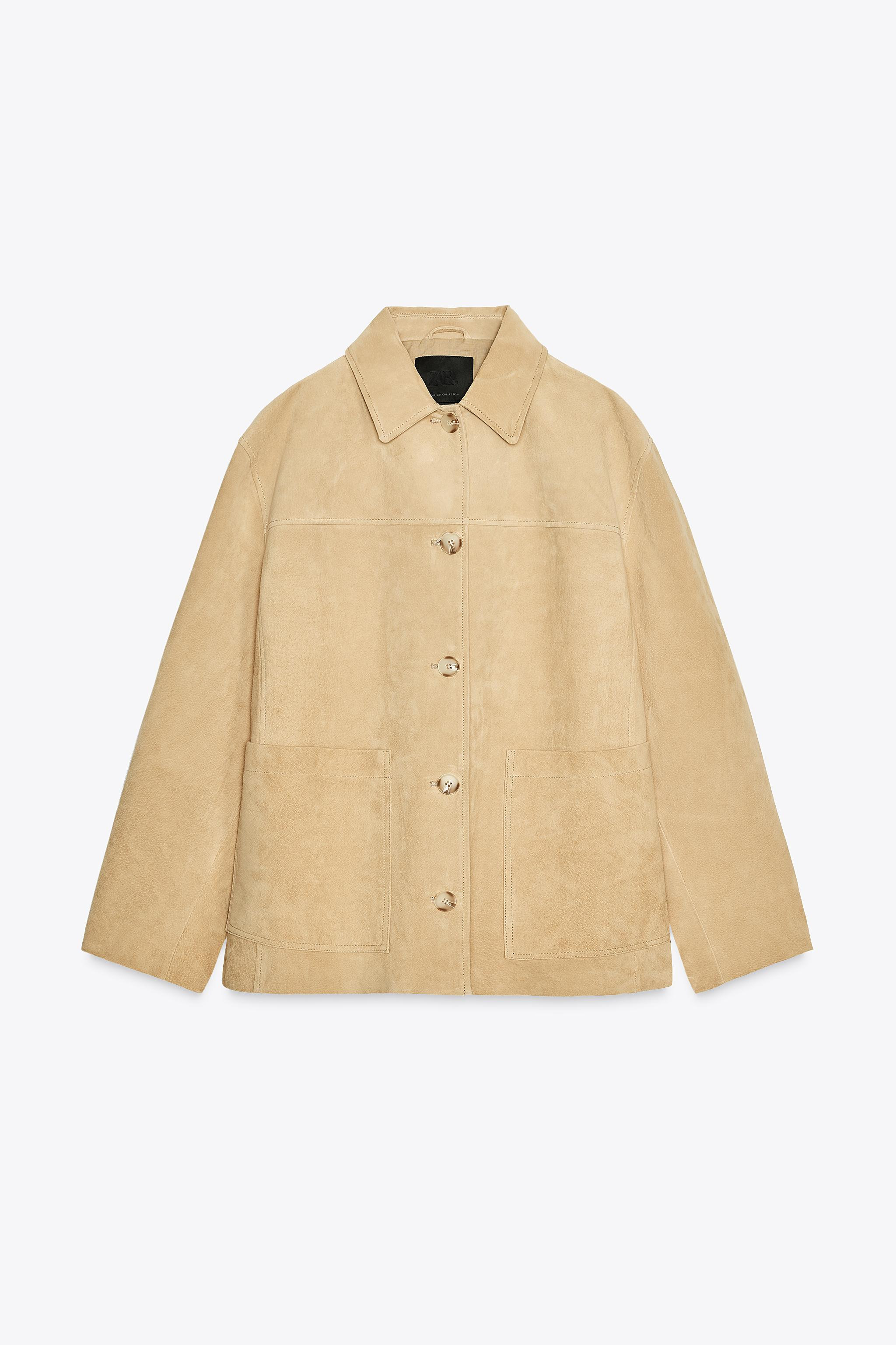 SUEDE LEATHER JACKET ZW COLLECTION LIMITED EDITION | Zara UK