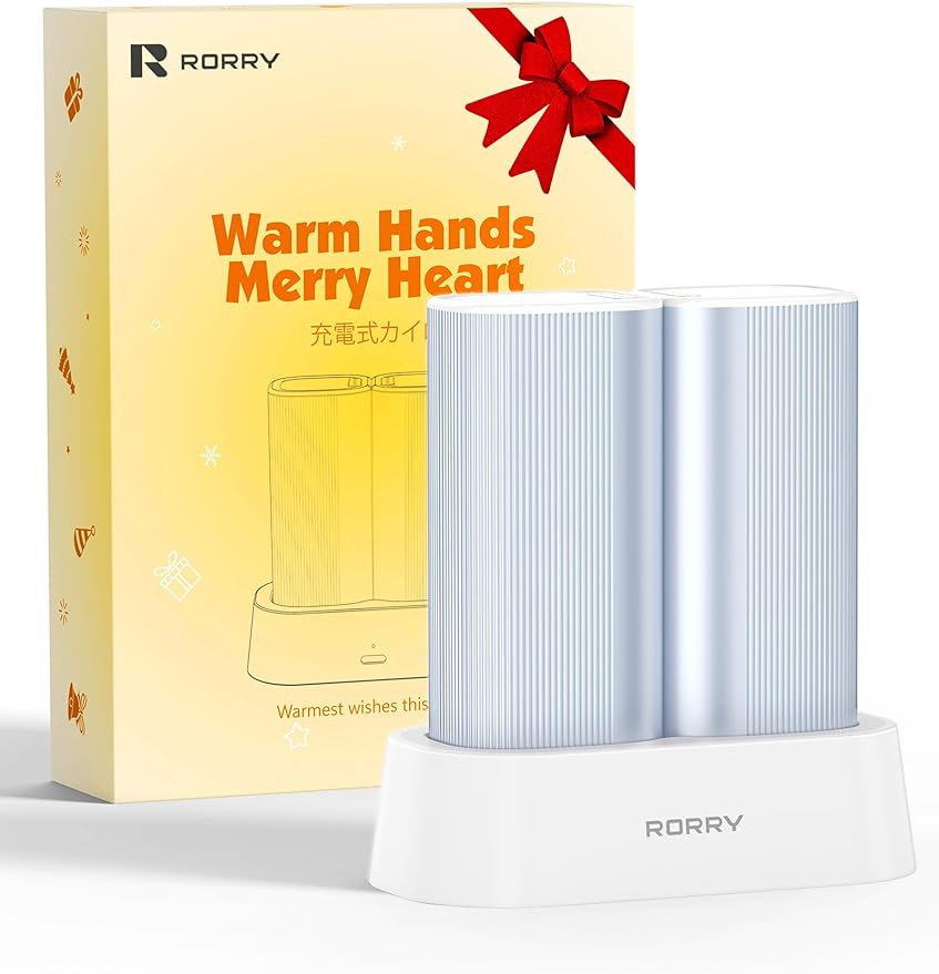 RORRY Hand Warmers Rechargeable 2 Pack, 10000mAh 360° Heating Magnetic Electric Hand Warmer, 24H... | Amazon (US)