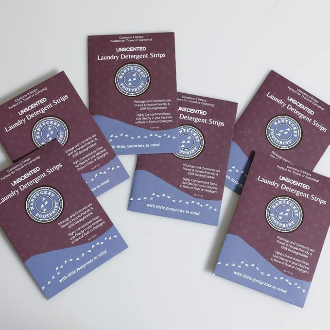 Travel Pack | Premium Unscented Laundry Detergent Sheets (2 Strips Per Pack, 12 Loads) | Plastic-... | Amazon (US)