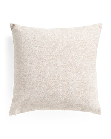 24x24 Sand Leopard Embossed Velvet Pillow | TJ Maxx