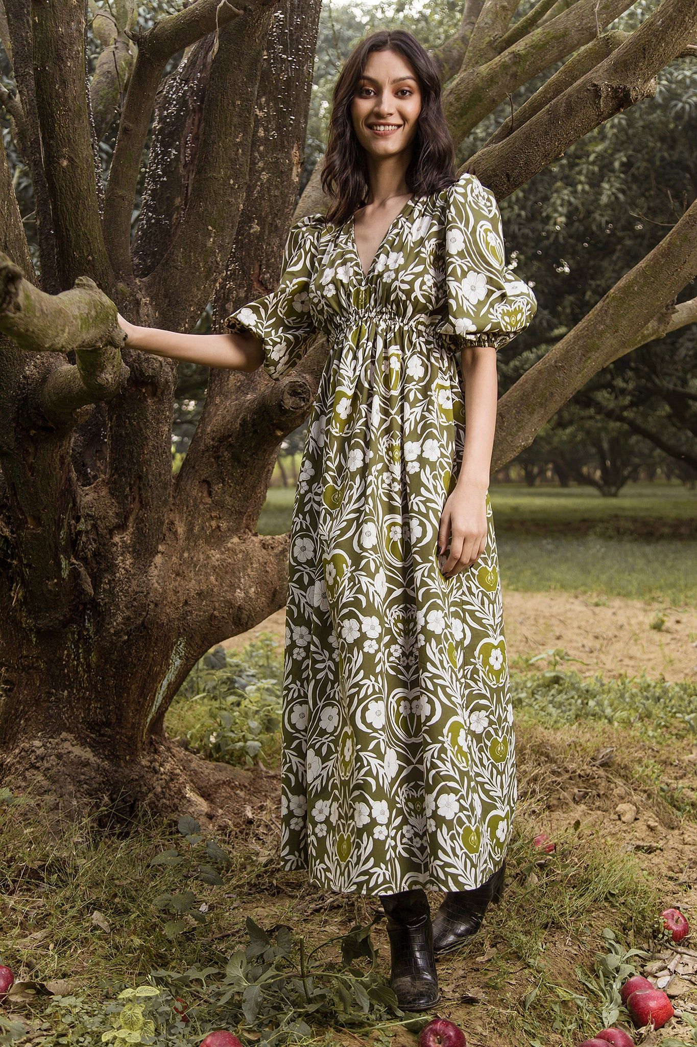 1734 emilia - orchard (olive) | Beyond By Vera