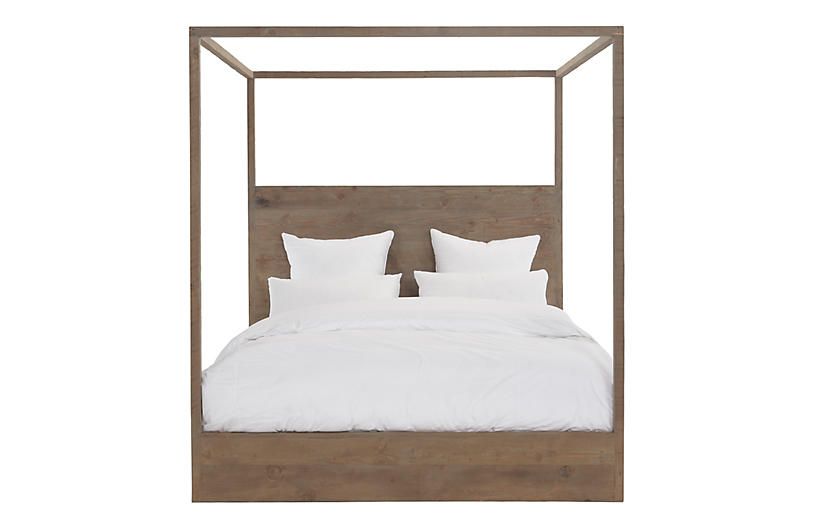 Latrobe Canopy Bed, Natural | One Kings Lane