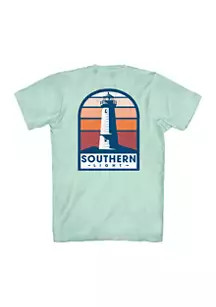 Short Sleeve Southern Lighthouse Graphic T-Shirt | Belk