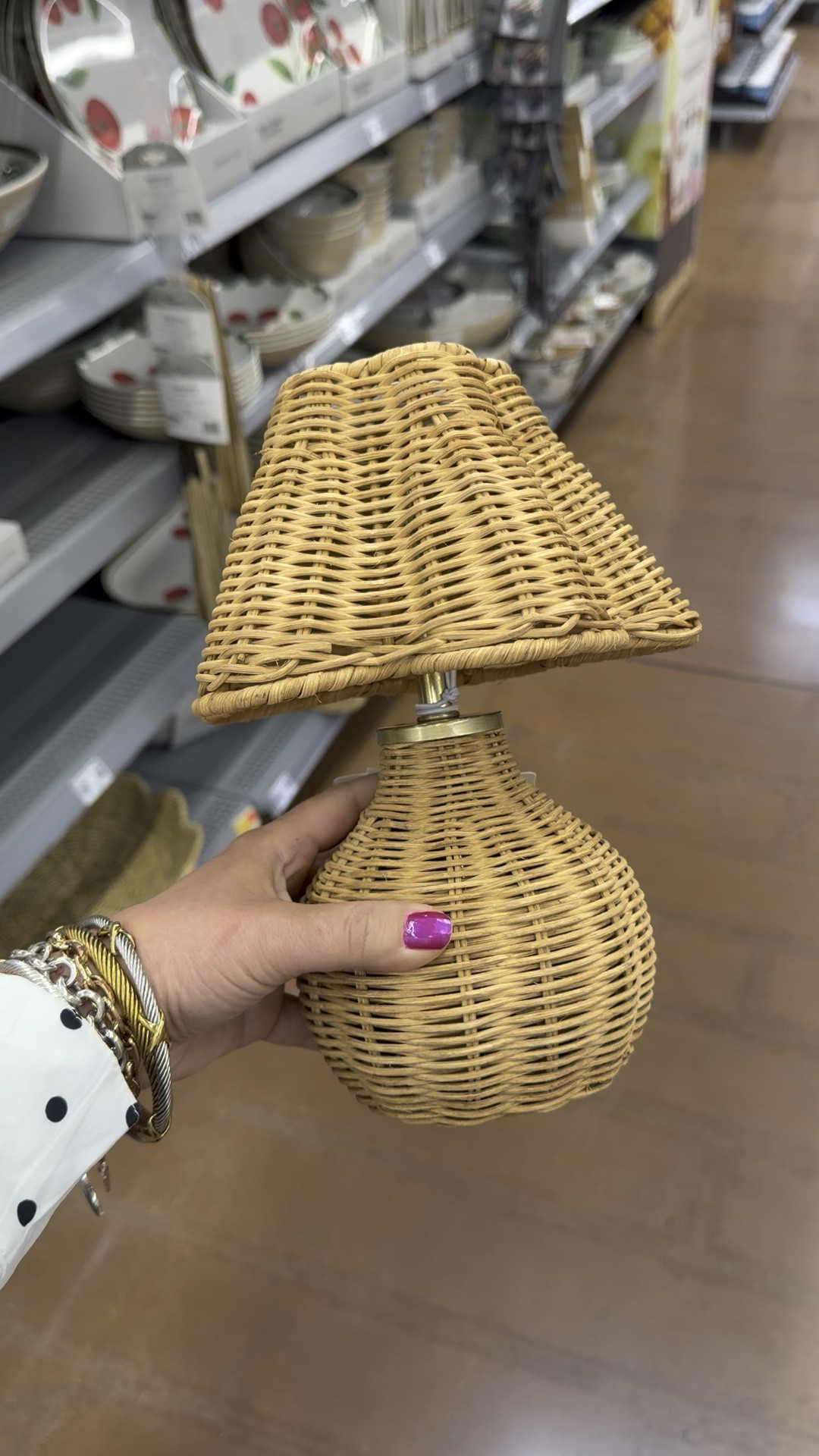 Cutest little rechargeable rattan lamp from Walmart! Would be so cute on a patio!

#LTKHome