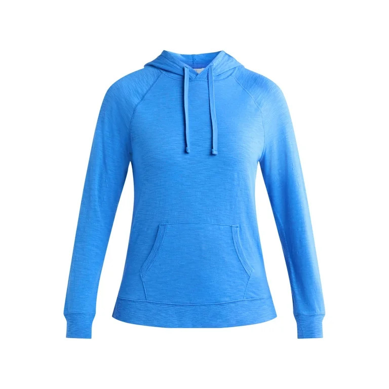 Time and Tru Women's Slub Jersey Hoodie, Sizes XS-XXXL | Walmart (US)