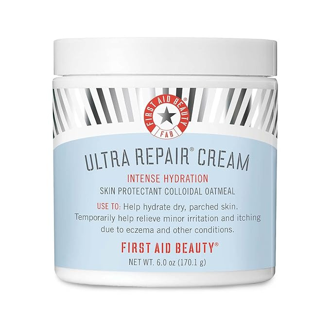 First Aid Beauty Ultra Repair Cream Intense Hydration Moisturizer for Face and Body - 6 oz. | Amazon (US)