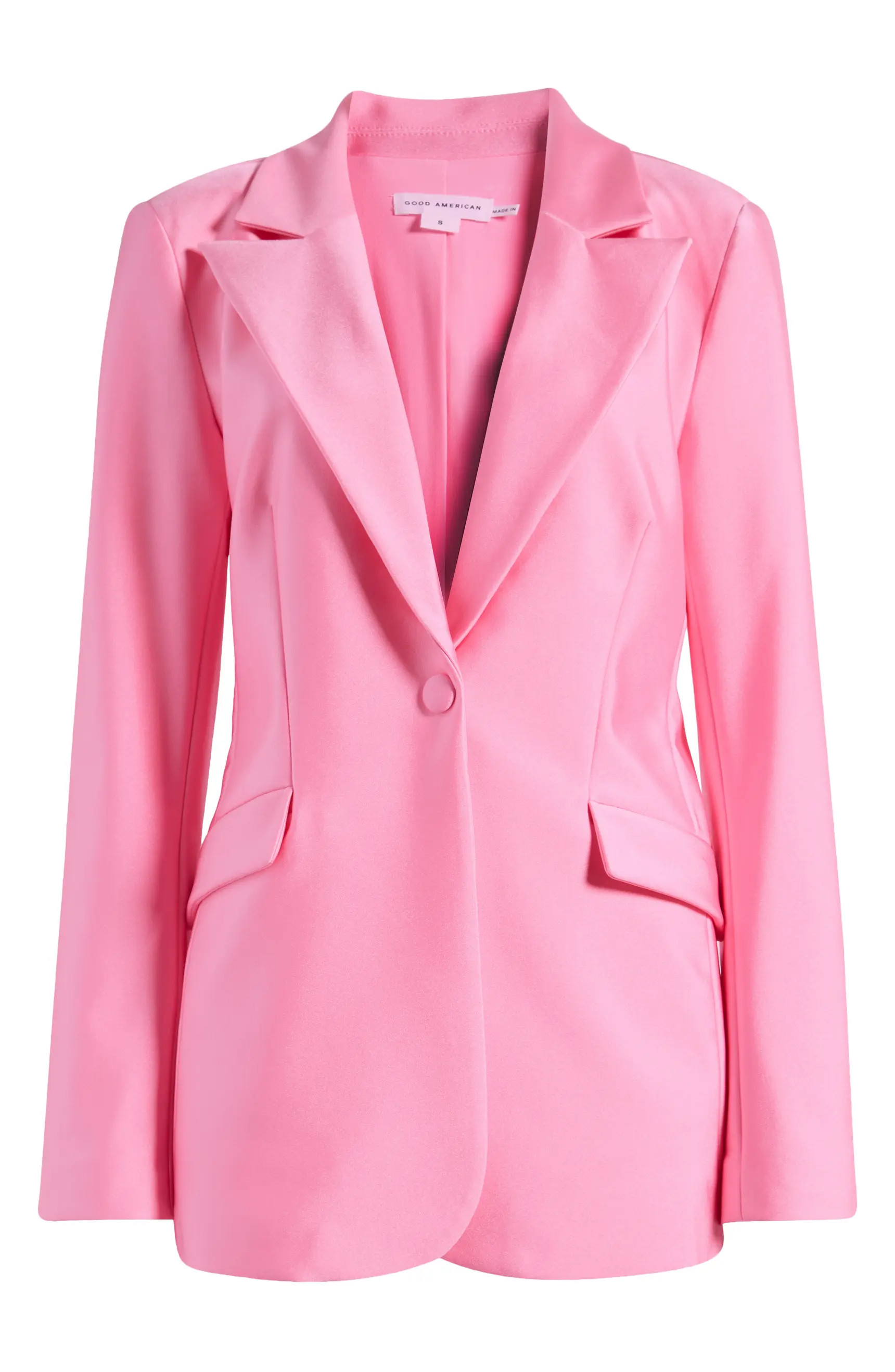 High Shine Compression Sculpted Blazer | Nordstrom