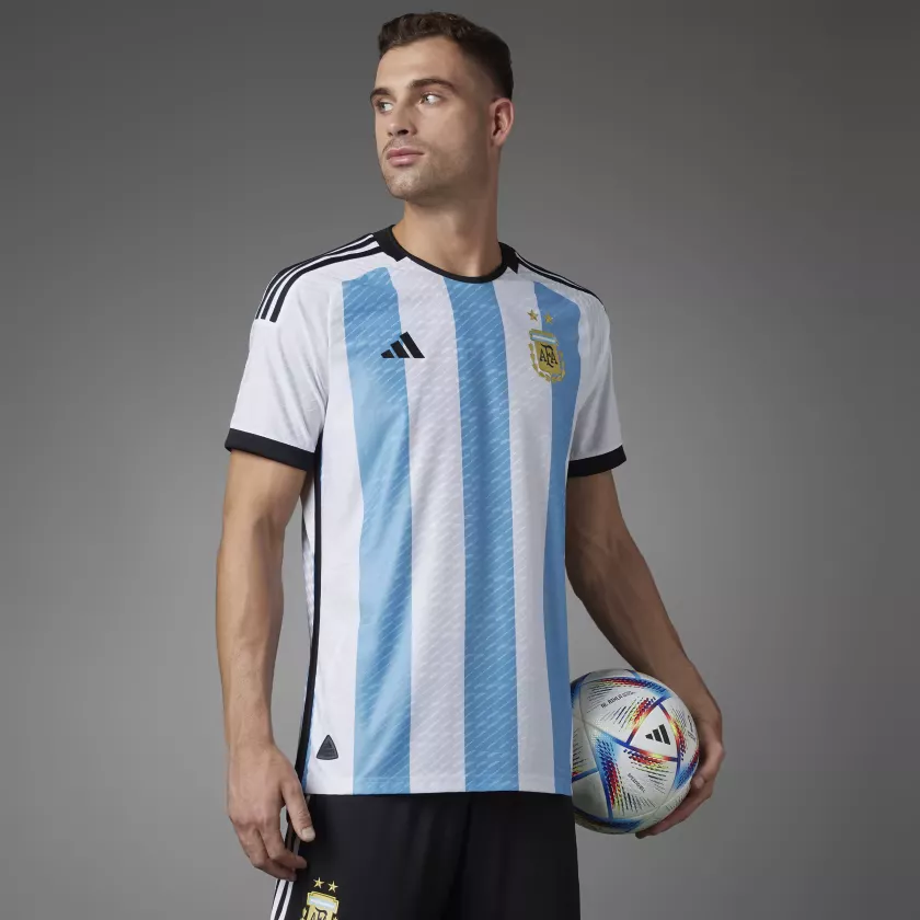 Argentina 22 Home Authentic Jersey