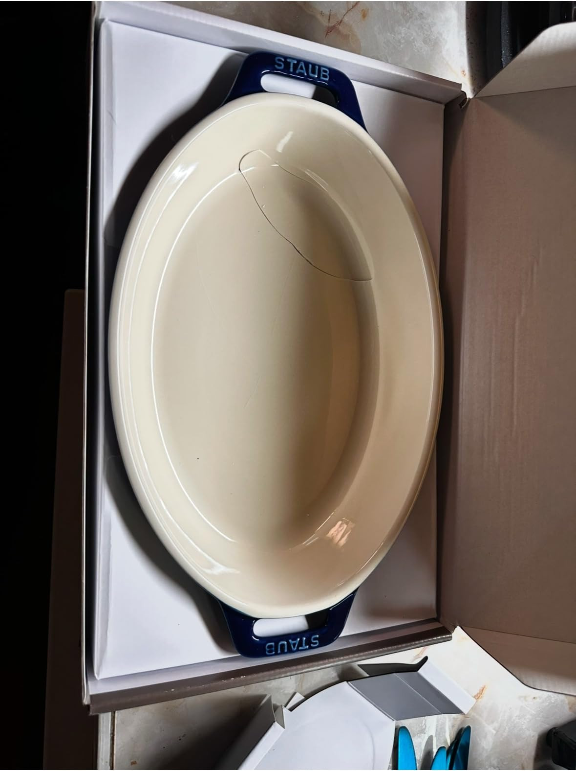 STAUB Ceramic Oval Baking Dish Set, 2-piece, White | Amazon (US)