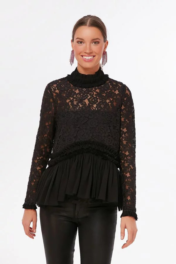 Black Lace Myla Top | Tuckernuck | Tuckernuck (US)