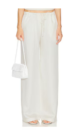 Gemma Straight Leg Pant in Gardenia | Revolve Clothing (Global)
